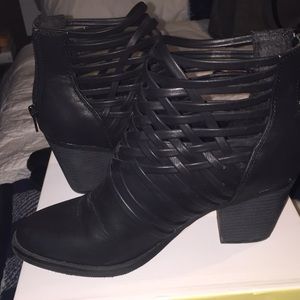 Black ankle boots
